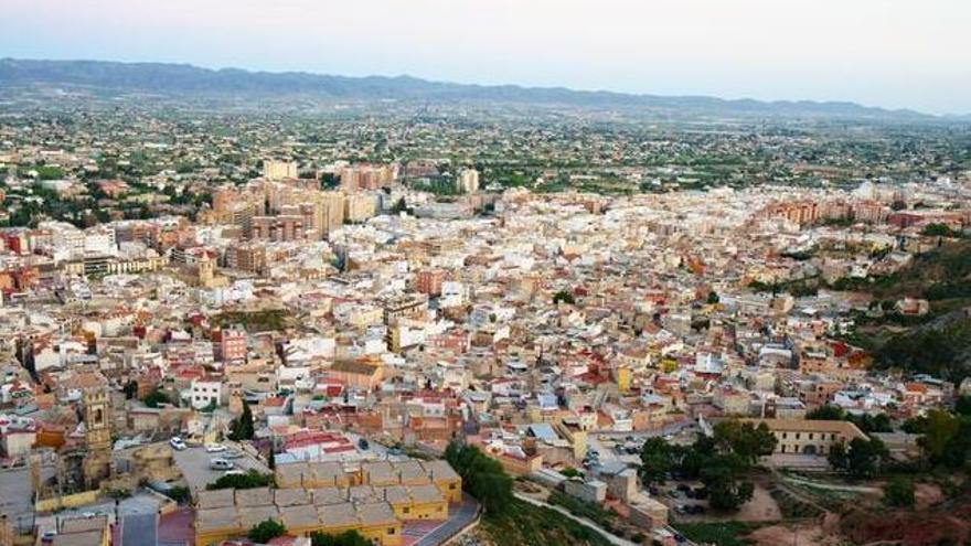 Vista aérea de Lorca.