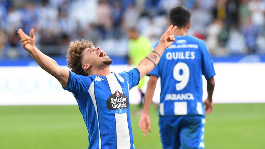 Deportivo - Real Balompédica Las fotos del Deportivo de La Coruña, 2 -  Balona, 1