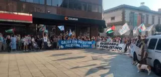 El grito vigués contra el genocidio de Israel sobre Palestina sigue atronando