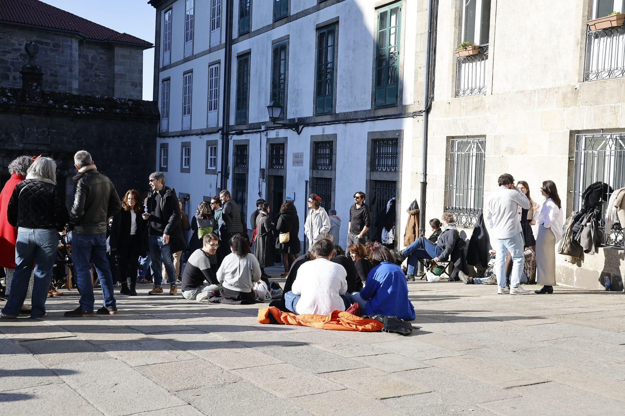 "Festa rachada" en Santiago: los compostelanos se preparan para el fin de año