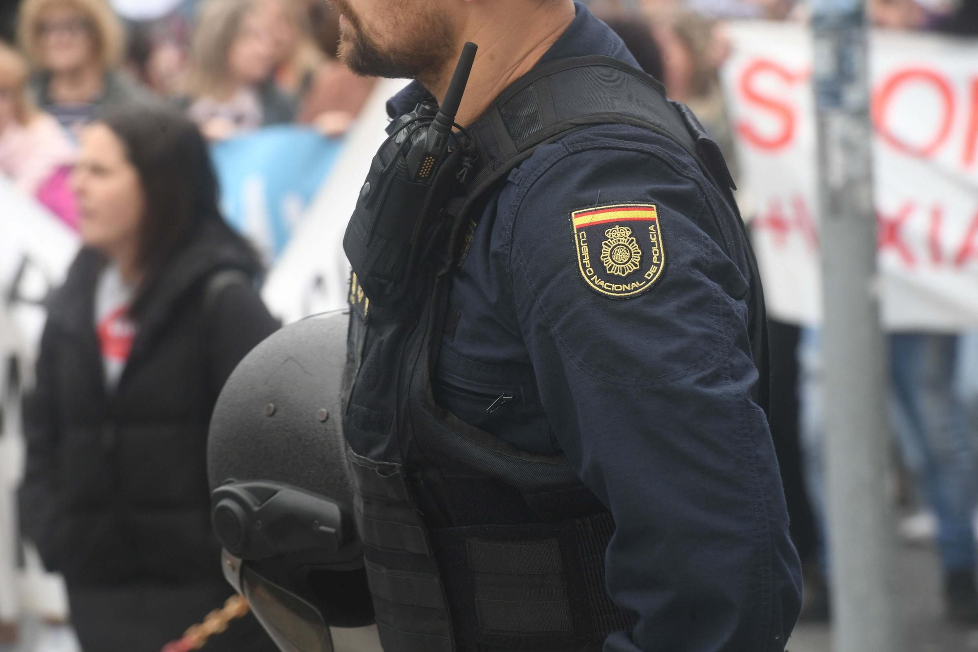 Protesta en el Chuac por agresiones a personal sanitario