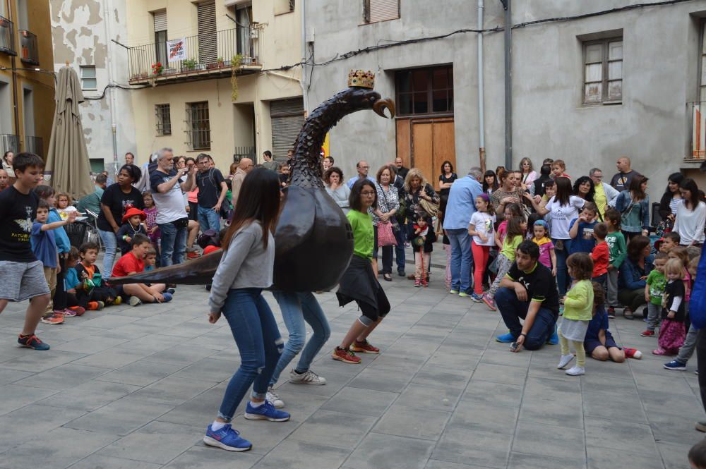 La Patum Infantil ambienta el centre de Berga amb