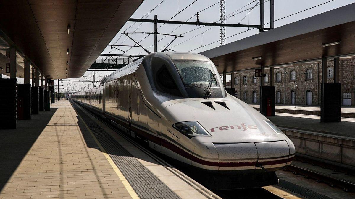 Tren en Zamora.