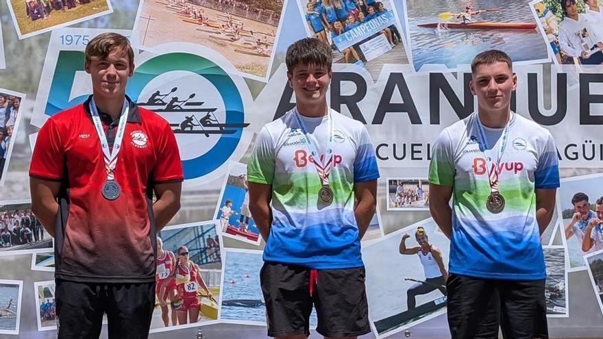 Los palistas de la Ribera cosechan seis medallas en el Campeonato de España de Ríos