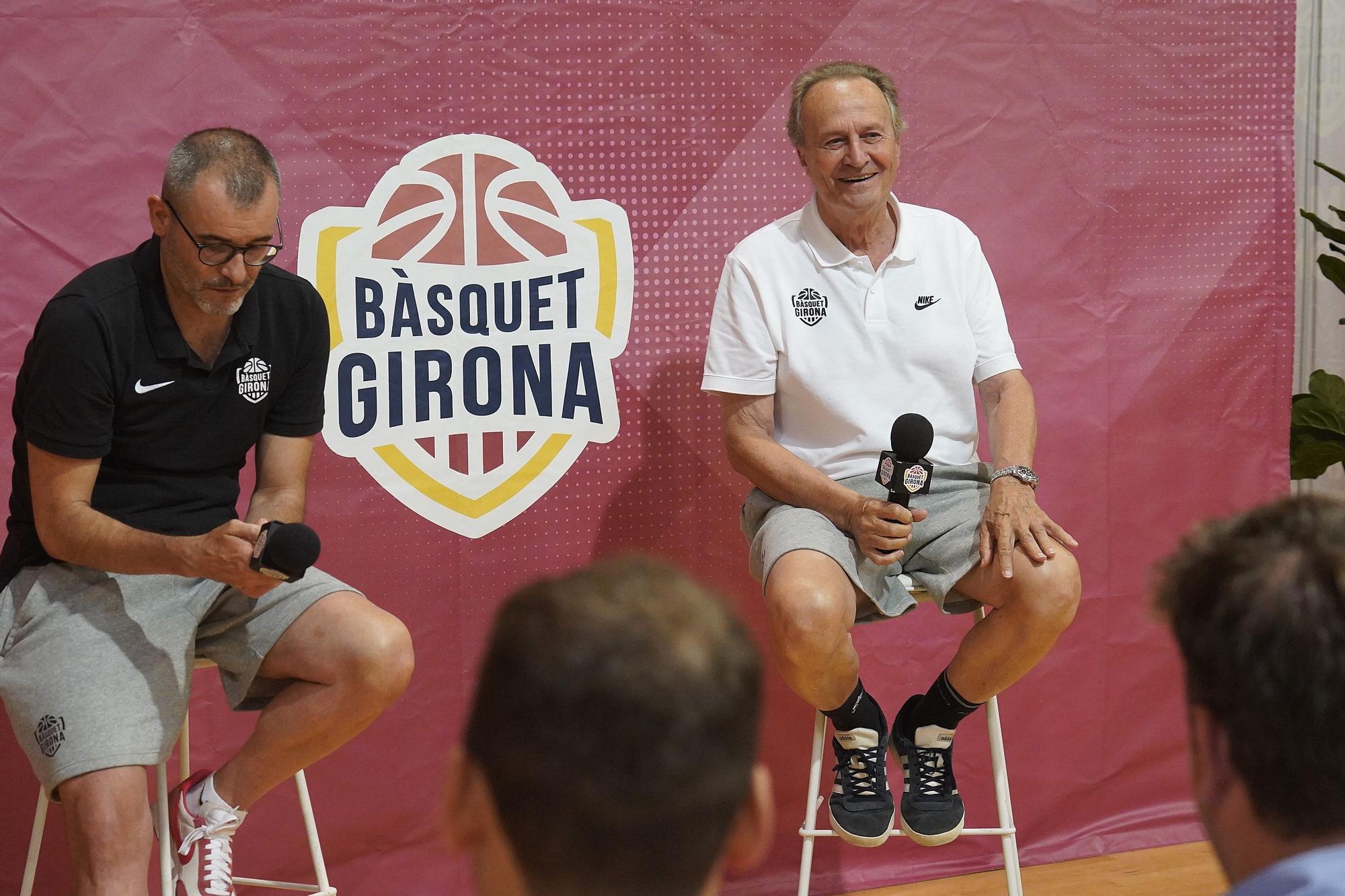 Presentació d'Aíto García Reneses com a nou entrenador del Bàsquet Girona