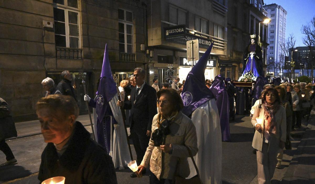 La primera procesión de la Semana Santa tuvo su inicio en la iglesia de San José.