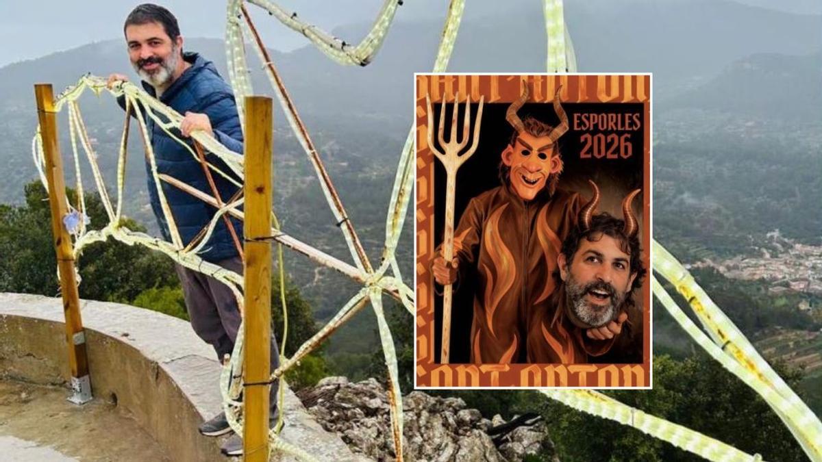 Josep Ferrà aparece como decapitado en el polémico diseño y culpa de ello a los 'dimonis' de su pueblo: "No tiene ninguna gracia"