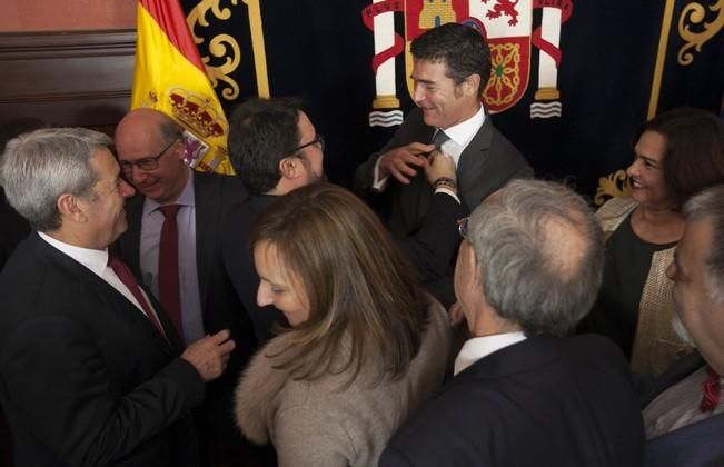 19/01/2017.CANARIAS.Acto de toma de posesión del nuevo subdelegado en la provincia de Santa Cruz de Tenerife, Guillermo Díaz Guerra..Mercedes Roldós.Fotos: Carsten W. Lauritsen