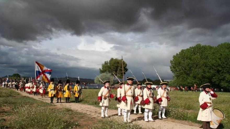 Representación de la batalla de Almansa