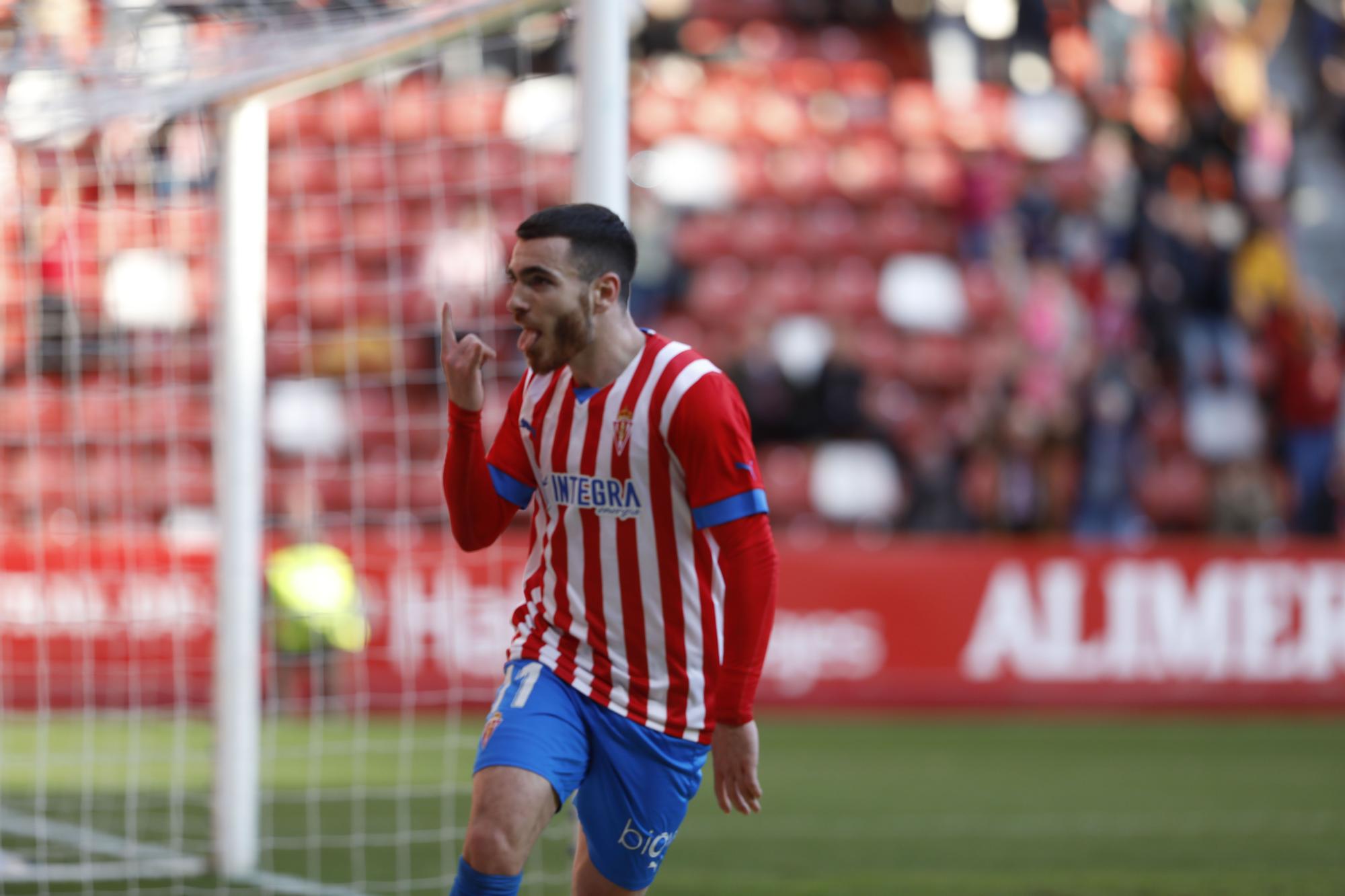 EN IMÁGENES: El encuentro entre el Sporting y el Real Zaragoza