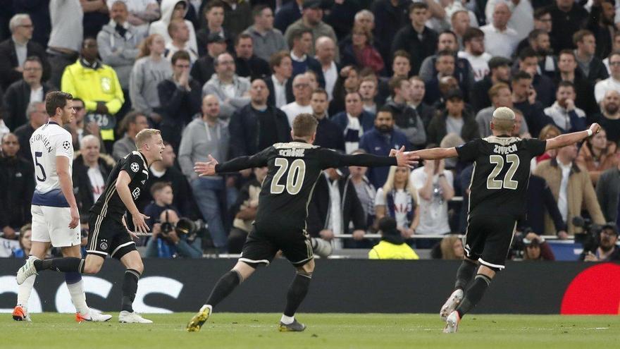 El Tottenham sale vivo tras el primer encuentro ante el Ajax