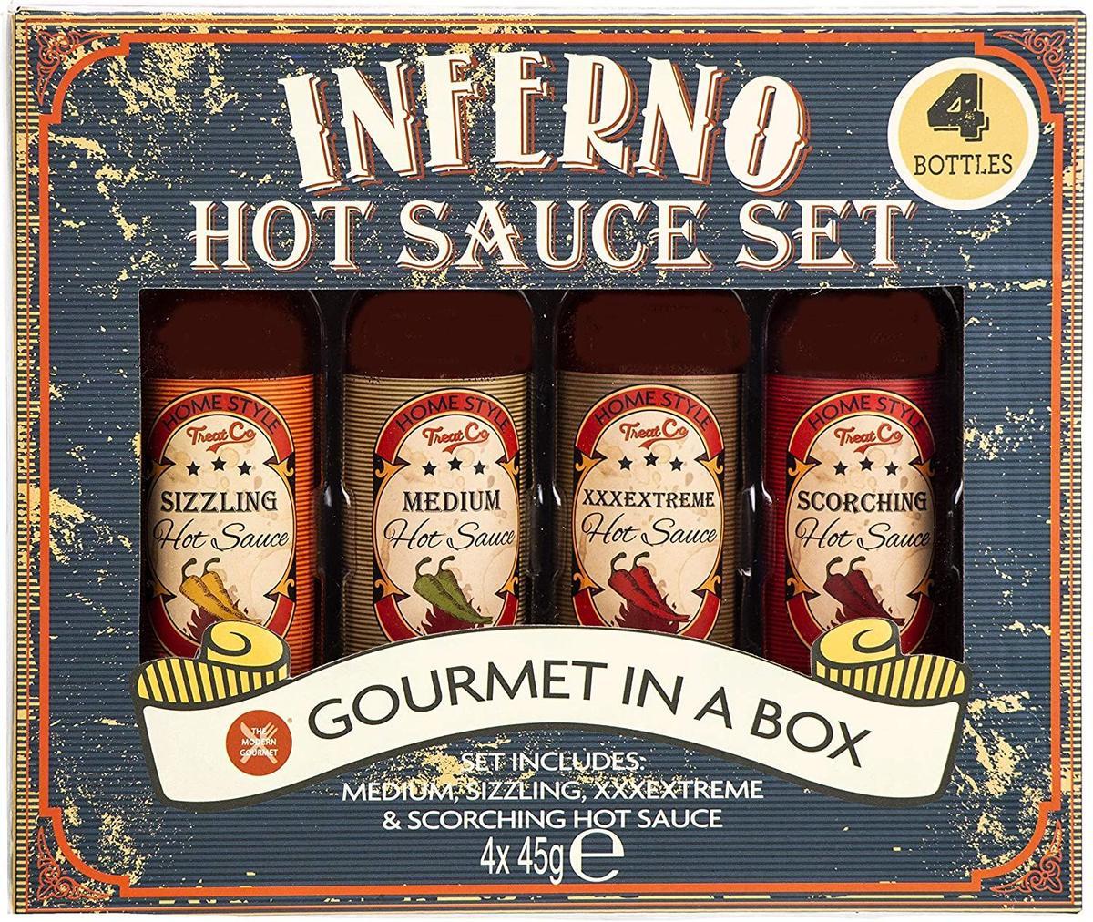 Set de salsas picantes 'Inferno Chilli' (Precio: 13,99 euros)