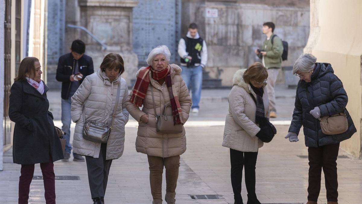 El frío empieza a notarse en Valencia.