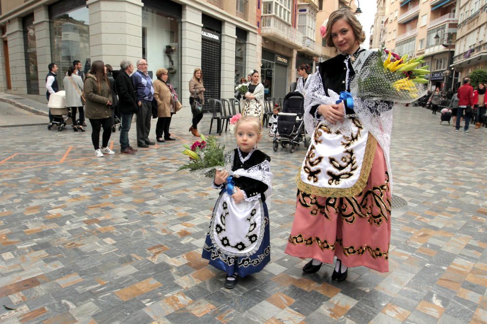 Ofrenda floral a la Virgen de la Caridad de Cartagena