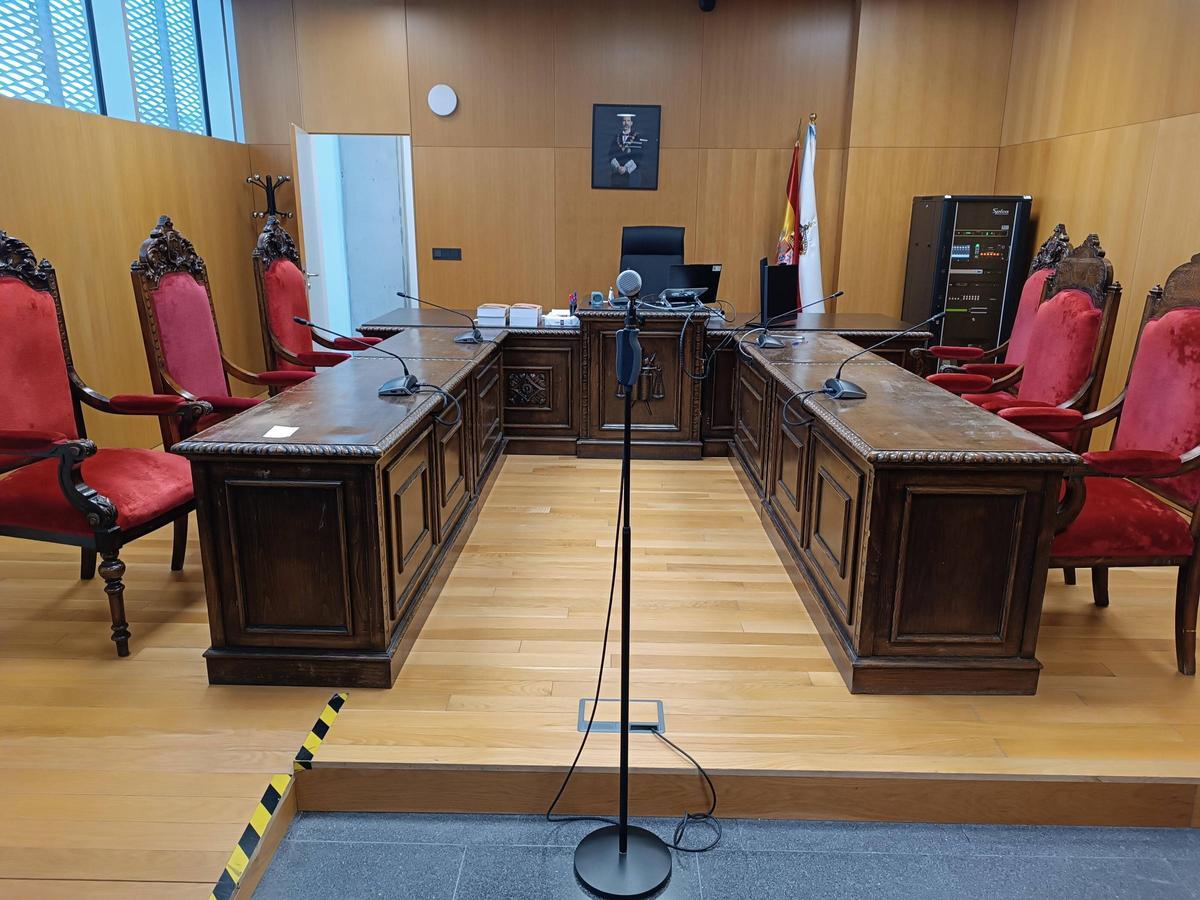 La sala de vistas del Juzgado de lo Penal