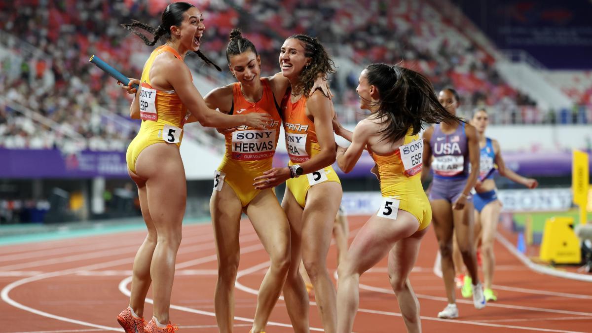 El 4x400 femenino hizo historia el año pasado con un oro en Guangzhou