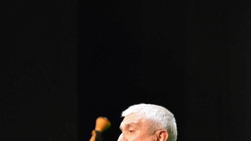 Ángel Pastor, durante su actuación en la final del certamen.