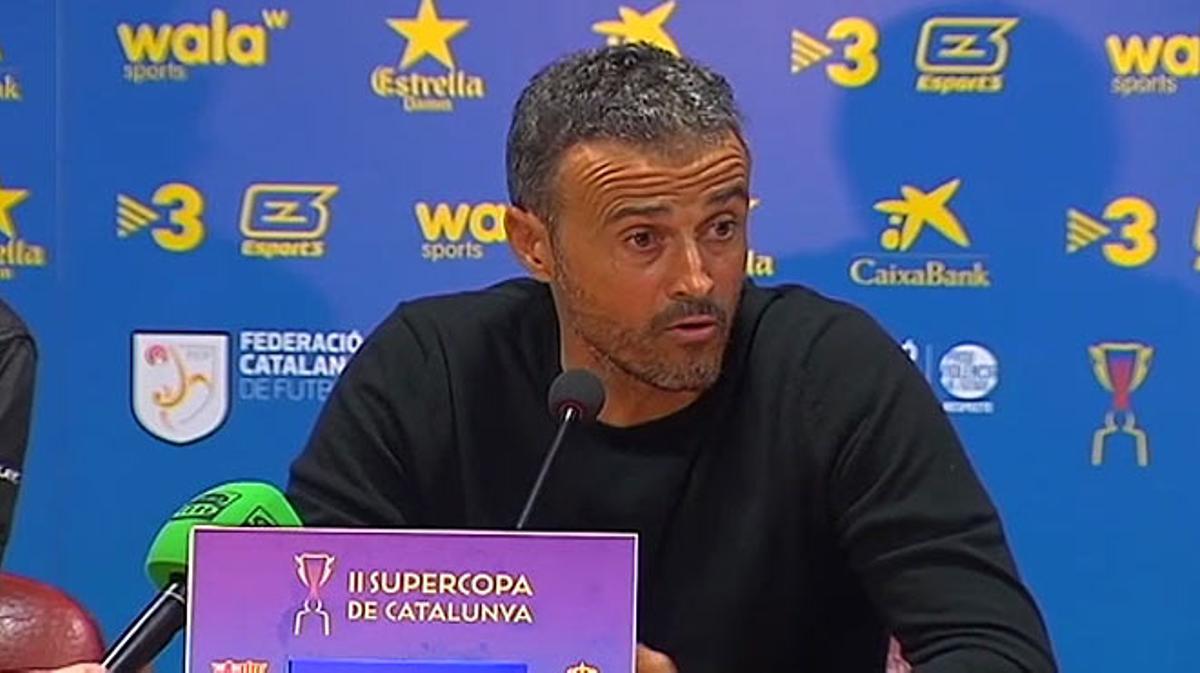 Luis Enrique, irónico al ser preguntado por su ausencia entre los tres nominados al premio de mejor entrenador de la Liga.