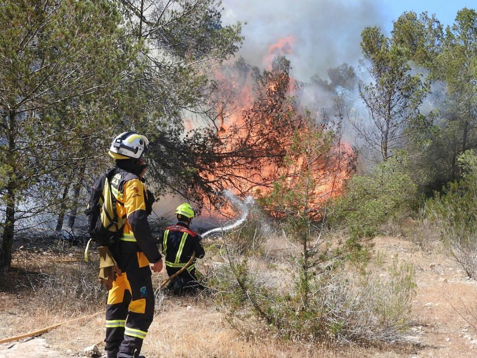 Incendio en Formentera