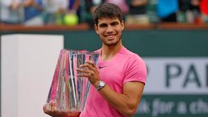 Alcaraz tras ganar Indian Wells