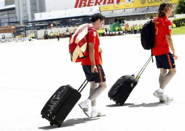 'La Roja' llega a Barajas