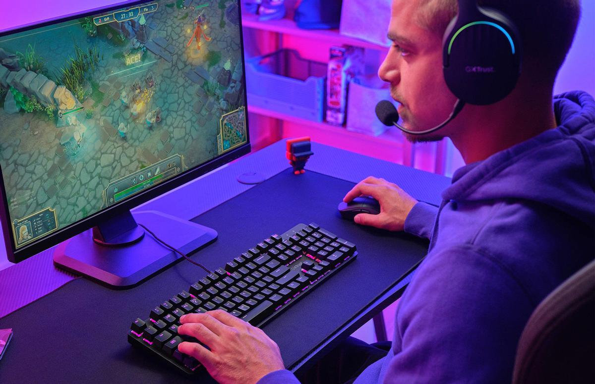 Trust presenta el GXT 871 Zora, su teclado mecánico gaming de alto rendimiento.