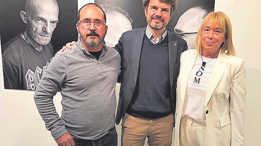 Gabino Bravo, Marc Pérez Ribas y Ascención Salas.