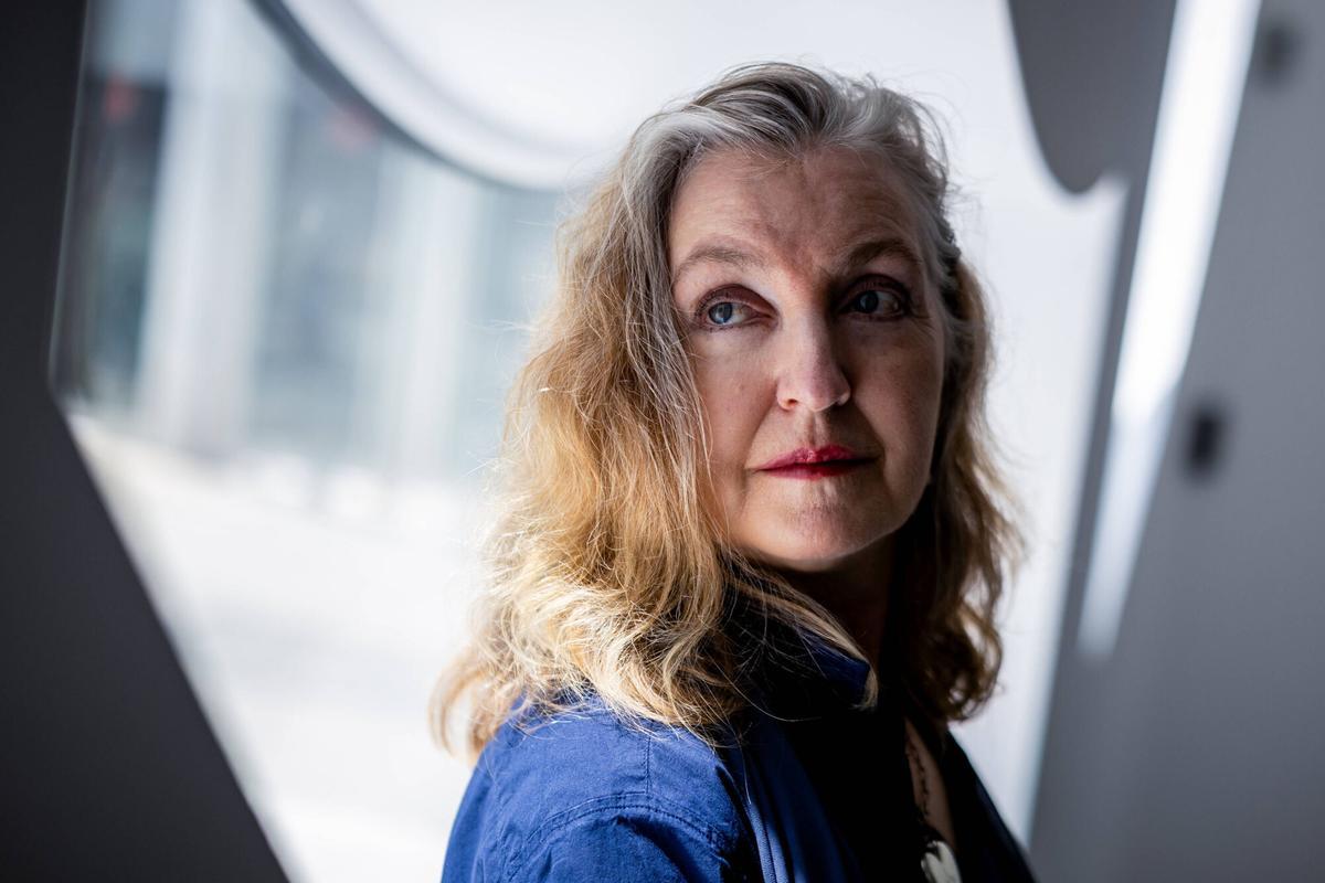 La escritora y activista Rebecca Solnit, fotografiada en Barcelona.