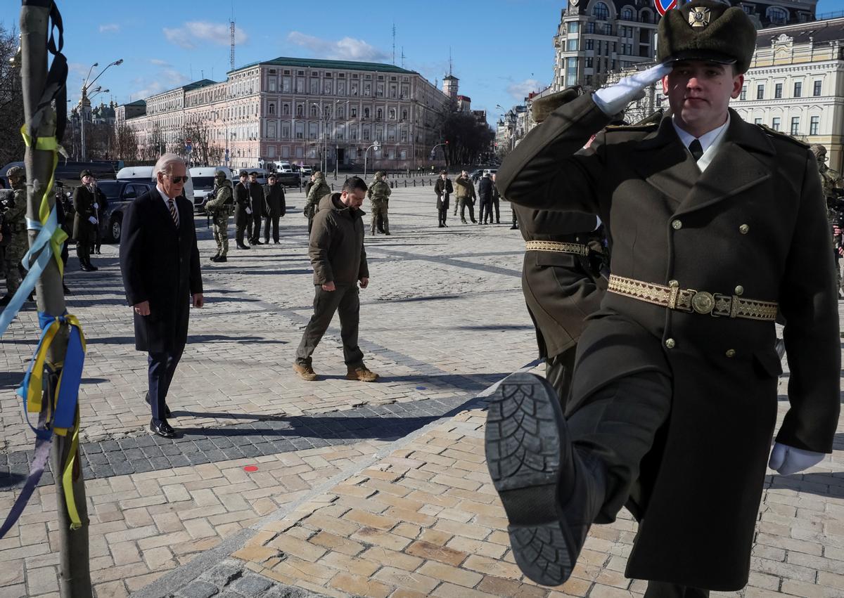 Visita sorpresa de Joe Biden a Kiev.