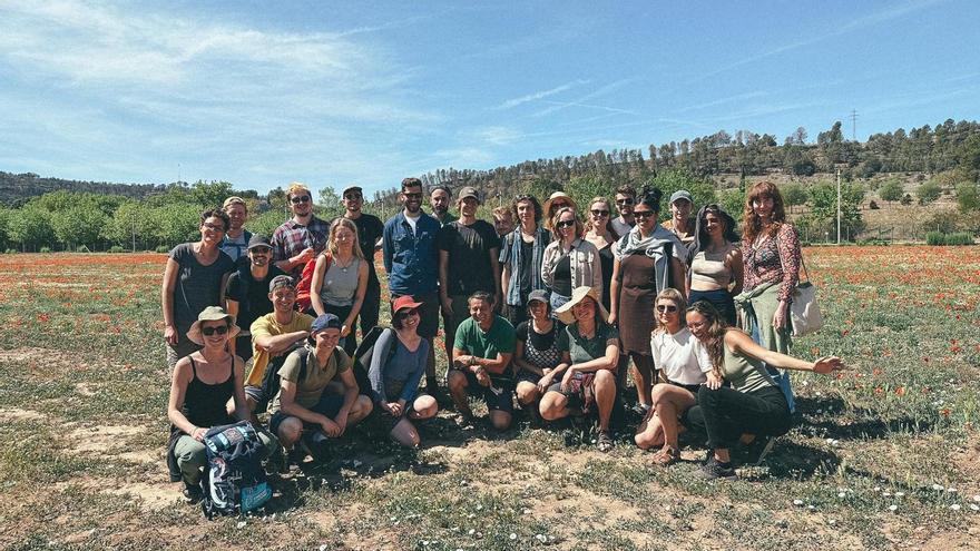 Alumnat de Dinamarca visita els «Horts de Sant Benet» de la Fundació Catalunya La Pedrera
