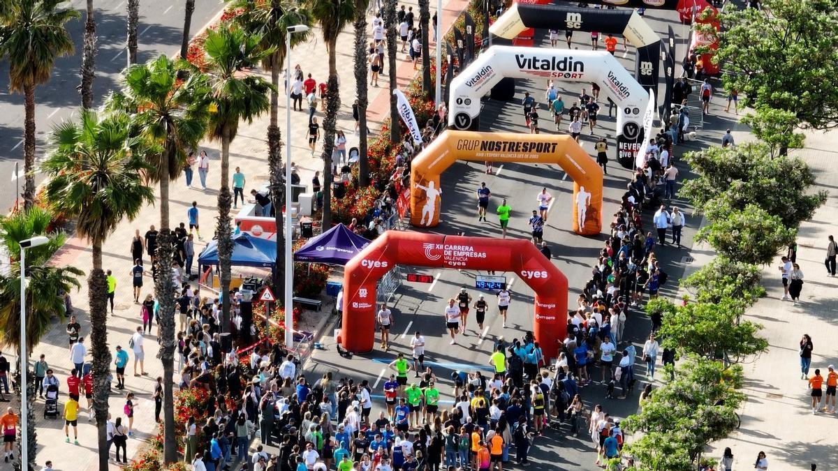 La Carrera de Empresas llega este domingo a València.