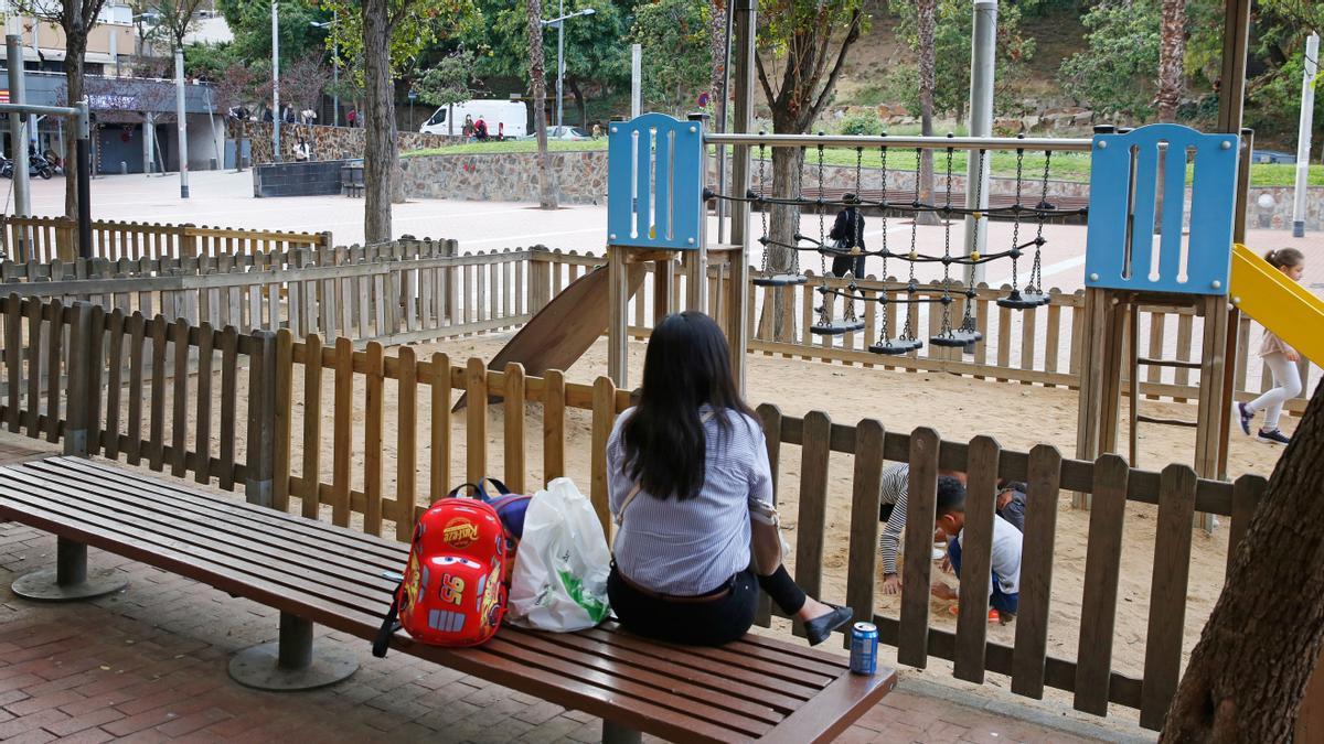 La zona, vallada, dedicada a los más pequeños en la plaza Roja