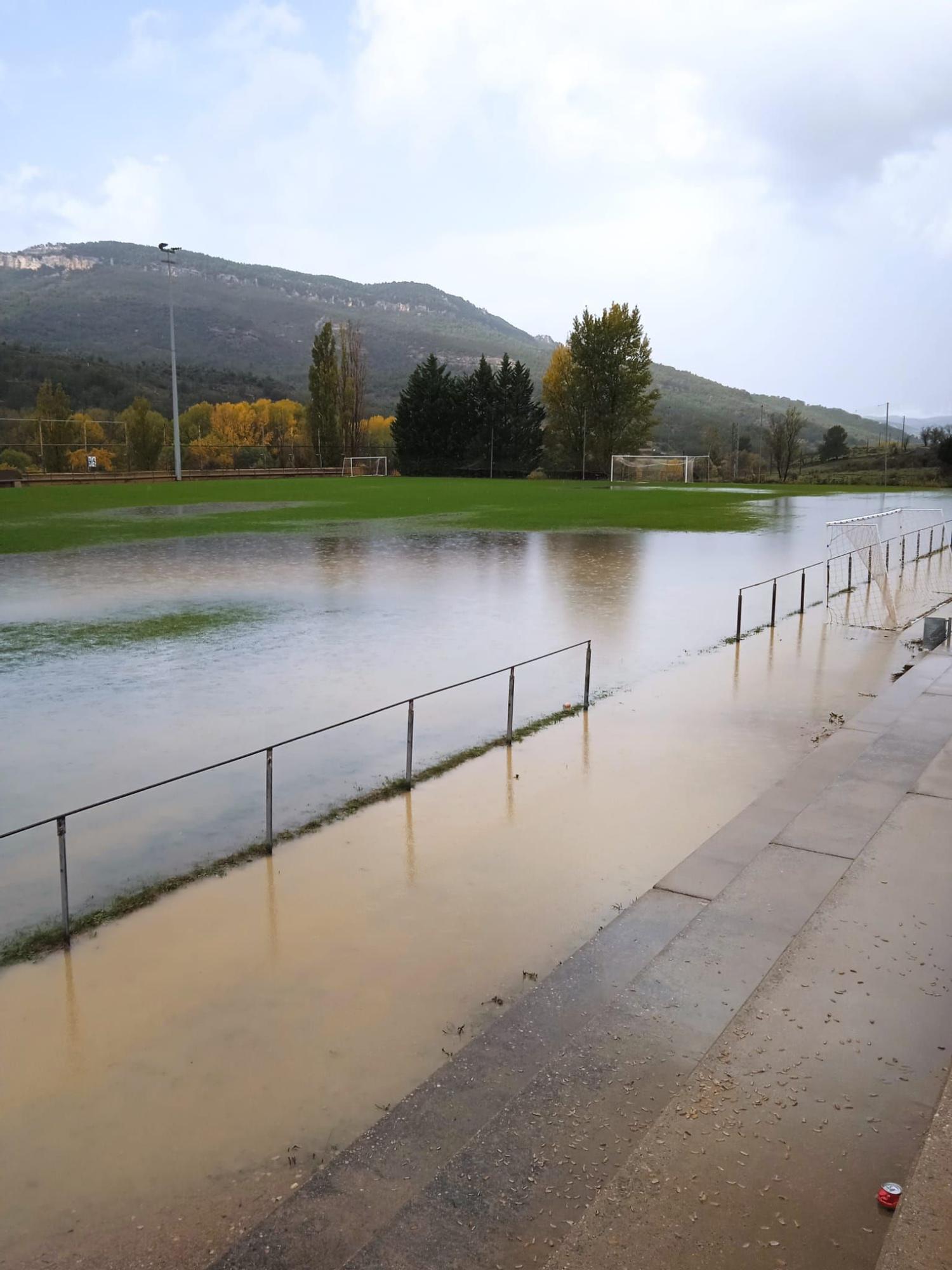 Efectos del temporal en el interior de Castellón