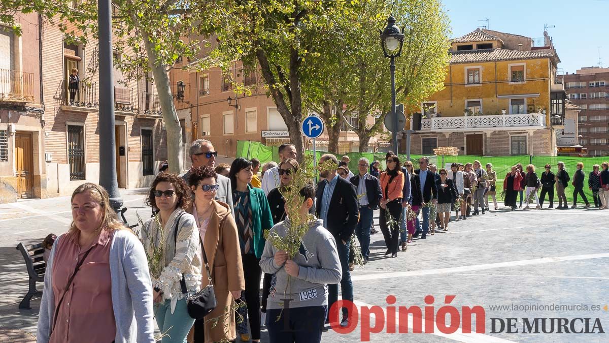 Procesión de Domingo de Ramos en Caravaca