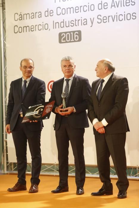 Entrega de los premios de la Cámara de comercio de Avilés