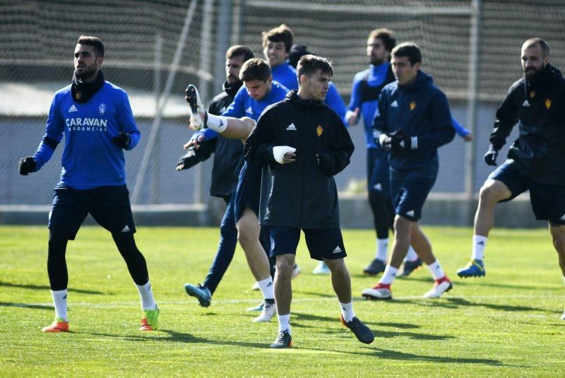 Entrenamiento del Real Zaragoza 24/2/2018