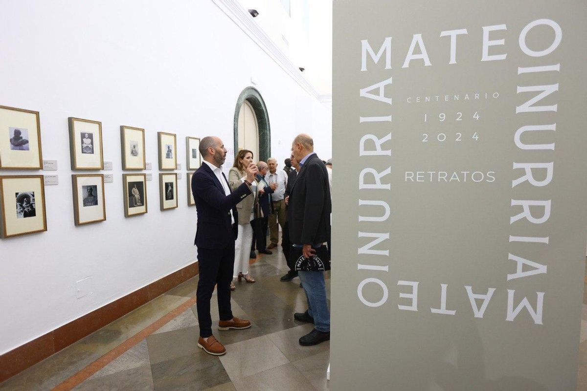 Inauguración de la exposición de Mateo Inurria en el Bellas Artes.