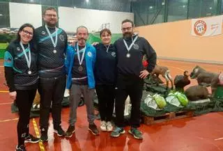 ArcoCelta conquista cuatro medallas en el Gallego Indoor