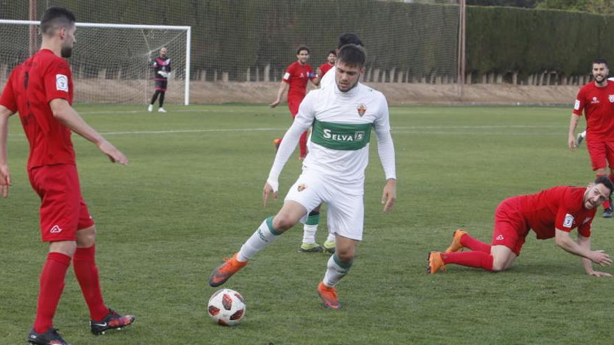 Un instante del último partido del Ilicitano frente al Crevillente