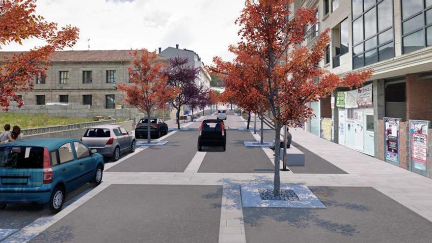 Las obras de peatonalización de A Cañiza salen a concurso