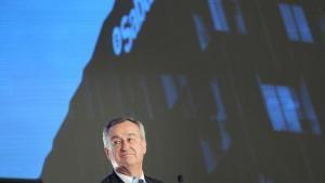 El hasta ahora CEO de Banco Sabadell, César Gónzalez-Bueno, durante una rueda de prensa para presentar los resultados de la entidad, en la sede del Banco Sabadell, a 6 de febrero de 2026, en Sant Cugat del Vallès, Barcelona, Catalunya (España). Banco Sabadell cerró el ejercicio de 2025 con un beneficio neto de 1.775 millones de euros, un 2,8% menos que en 2024, según ha informado en un comunicado remitido a la Comisión Nacional del Mercado de Valores (CNMV) este viernes. Junto a los resultados, ha anunciado una recompra de acciones de 800 millones de euros. 06 FEBRERO 2026 David Zorrakino / Europa Press 06/02/2026. César Gónzalez-Bueno;David Zorrakino;