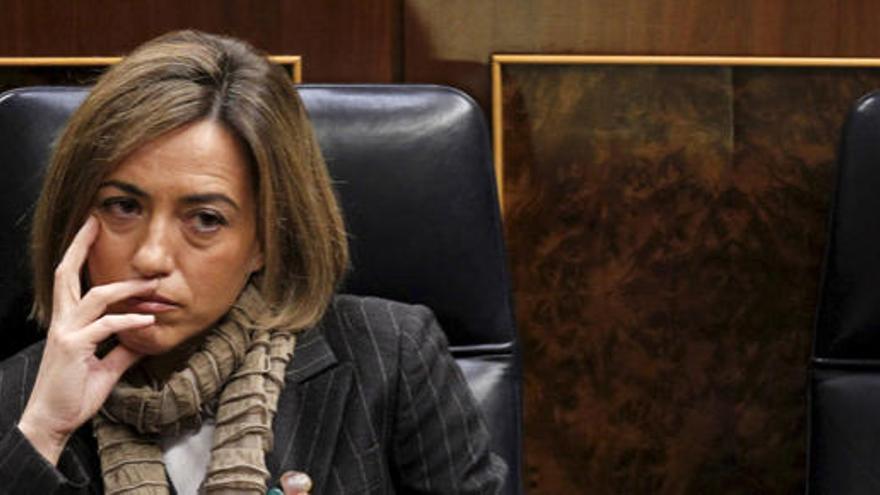 La ministra de Defensa, Carme Chacón.