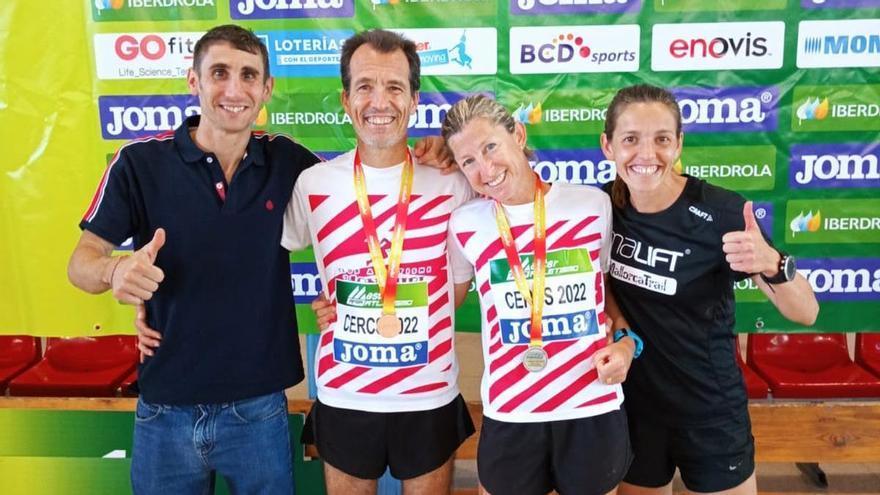 Dos podios en el Nacional de trail running en subida vertical