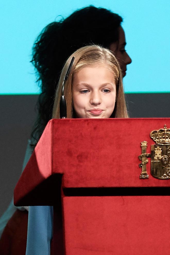 Un atril para la princesa Leonor