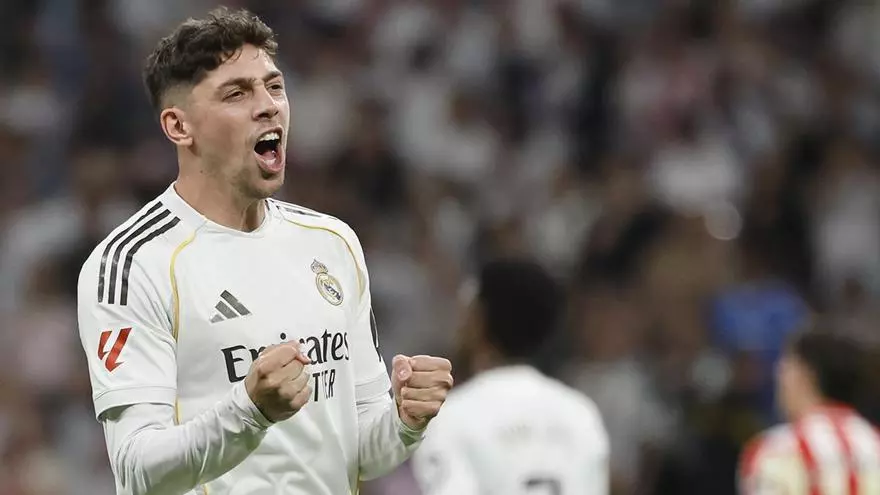 Zurdazo de Valverde y error de Gazzaniga para el gol del Real Madrid