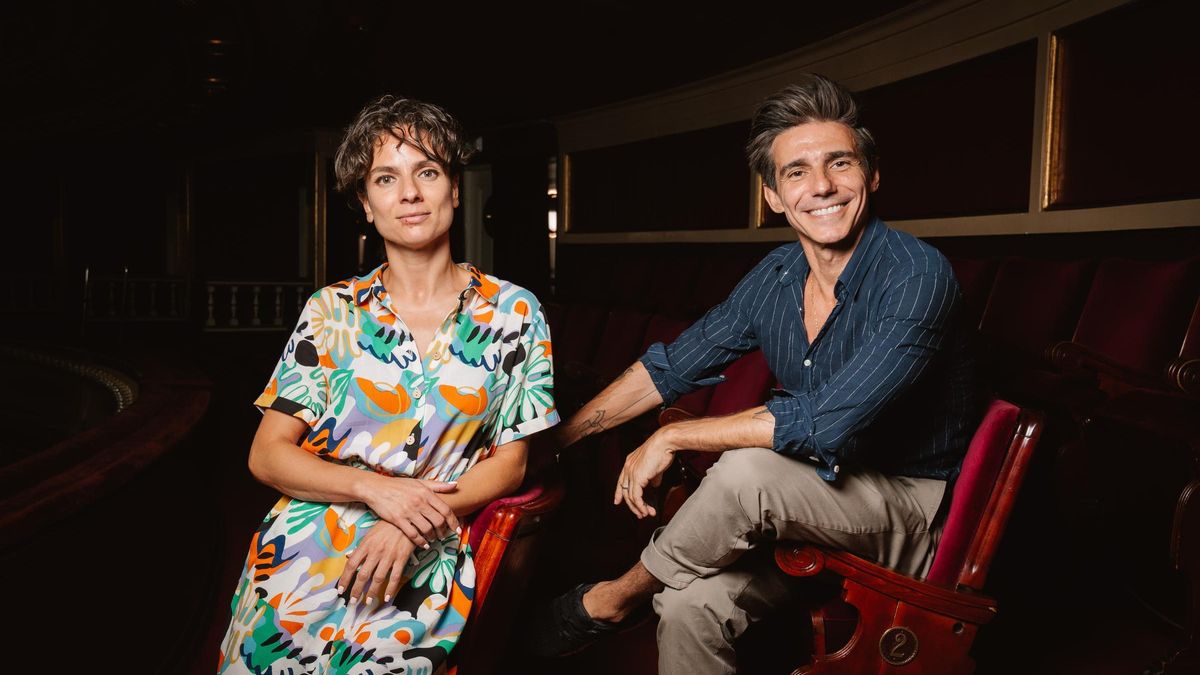 Joaquín de Luz, director artístico de la Compañia Nacional de Danza y la bailarina y coreógrafa Sara Calero. Foto: Alba Vigaray