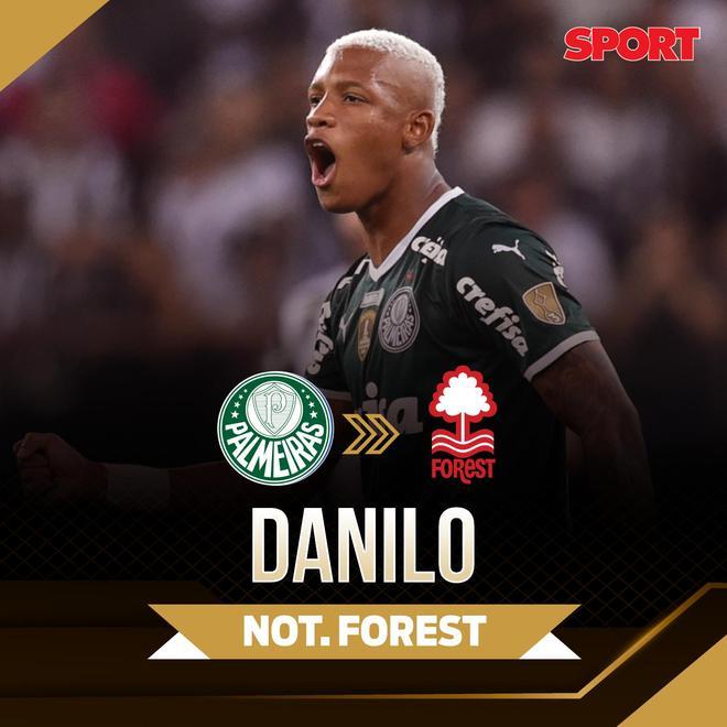 Danilo es el nuevo fichaje del Nottingham procedente del Palmeiras
