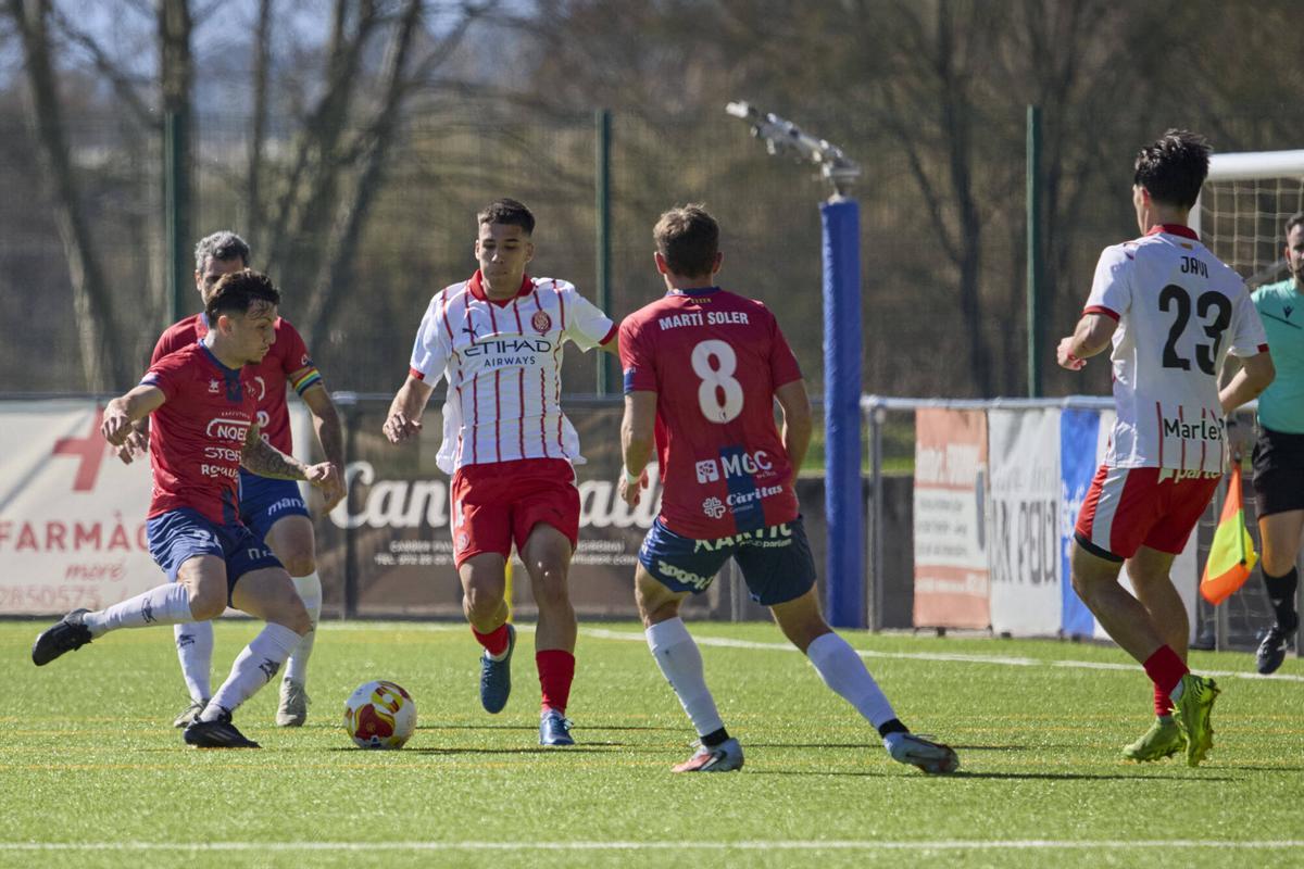 20260222 Futbol Girona B - Olot a Vidreres