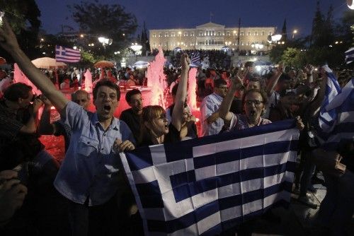 Grecia celebra la victoria del 'no' en el referéndum