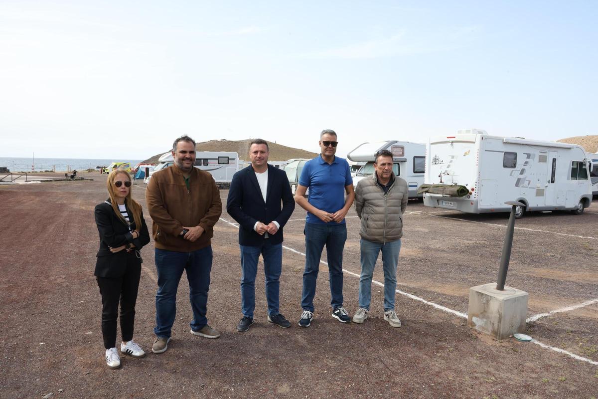 Área de Acampada de Papagayo, en el sur de Lanzarote